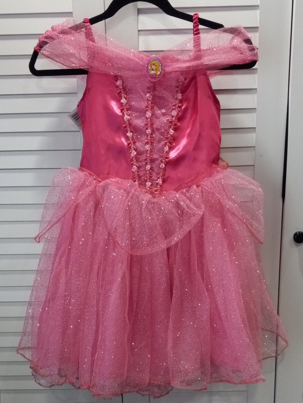 Disney Sleeping Beauty Sparkling Pink Princess Costume Dress